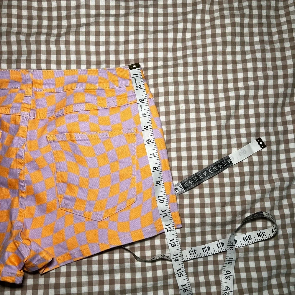 Forever 21 Purple and Orange Checkered Women Matching Set- NWT